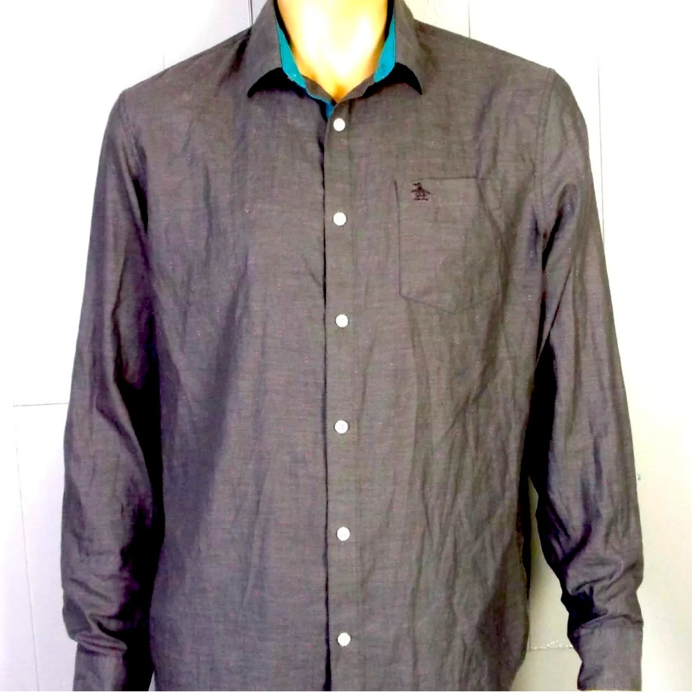 Original Penguin Men's Charcoal Shirt